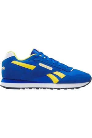Reebok Unisex Glide Sneaker, Optimum Blue/GOLDEN Haze/White, 45 EU