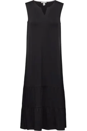 CECIL Damen B144024 Sommerkleid, Black, S