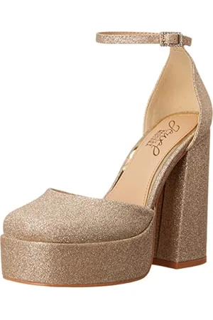 Badgley Mischka Damen Giada Plattform, Helles Gold, 38 EU