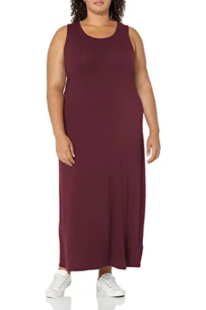 Amazon Damen Ärmelloses Maxikleid, , L