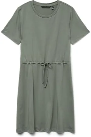 VERO MODA Vmluna Ss Short String Dress JRS Noos