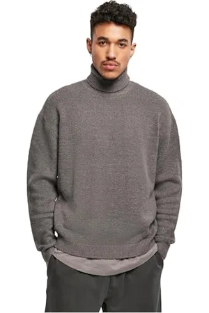 Urban classics Herren Oversized Roll Neck Sweater Sweatshirt, , L