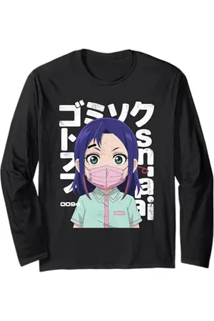 NineBlack Vintage Japanische Anime Girl Style 08 Langarmshirt
