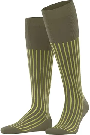 Falke Herren Kniestrümpfe Shadow M Kh Baumwolle lang gemustert 1 Paar, , 43-44