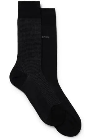 HUGO BOSS MEN 2P Houndstooth MC Black1, 40-46