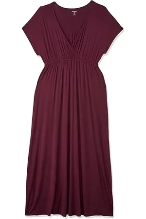 Amazon Damen Tailliertes Maxikleid (erhältlich in Übergröße), , M