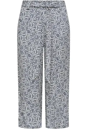 ONLY Damen Onlnova Life Vis Crop Palazzo Pant AOP, , 38