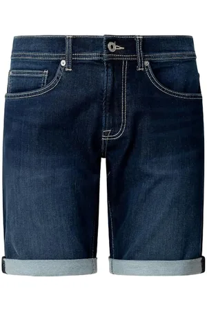 Pepe Jeans Herren Slim Gymdigo Shorts, Blau (Denim-Ee4), 34W