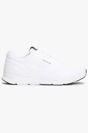 Tommy Hilfiger Herren Modern Comfort Run Knit Fm0fm05524 Low Top, White (White), 44.5 EU