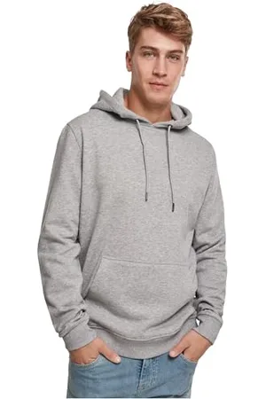 Urban classics Herren Basic Sweat Hoody Kapuzenpullover, Grau (Grey 00111), Small (Herstellergröße: S)