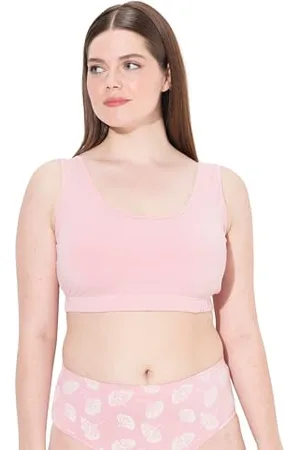 Ulla Popken Damen Bustier, Breite Träger, Biobaumwolle, , 62-64 EU