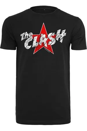 Merchcode Herren Mc769-the Clash Star Logo Art Tee T-Shirt, , S EU