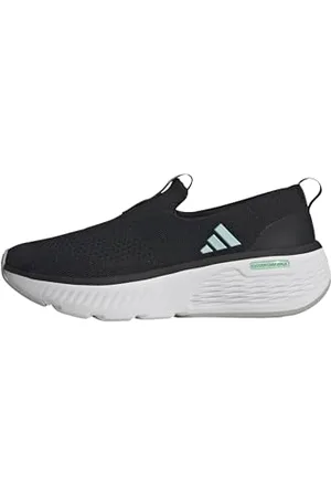 adidas Damen Cloudfoam GO Lounger Shoes Schuhe, core Black/semi Flash Aqua/Cloud White, 37 1/3 EU
