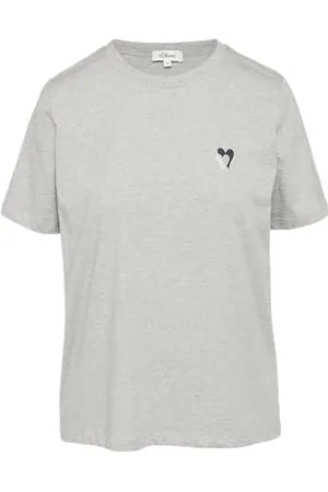 QS by s.Oliver T-Shirt im Relaxed Fit mit Herz-Stickerei 40