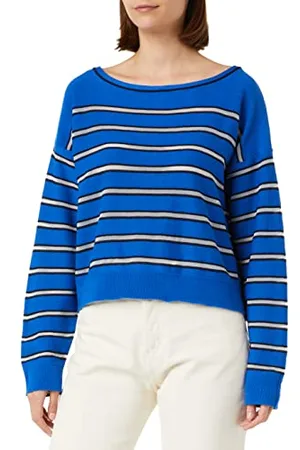 Sisley Damen Boat-neck Sweat.l/S 1198l102f Sweater, , XS EU