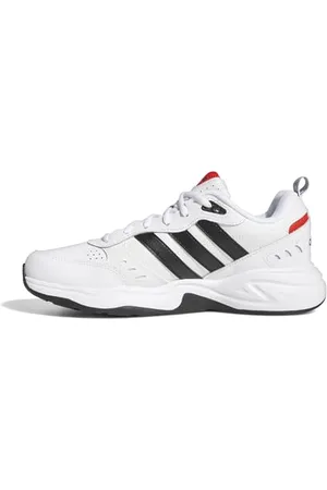 adidas Herren Strutter Shoes Gymnastik-und Trainingsschuhe, Cloud White/Core Black/Active Red, 43 1/3 EU