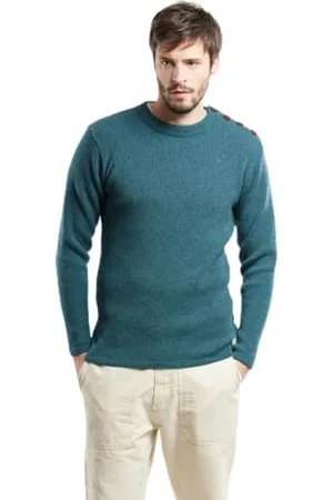 Armor.lux Herren Pull Marin Uni en Laine Héritage Pullover, , XX-Large