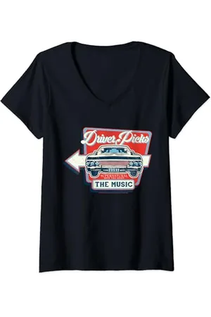 Supernatural Driver Picks The Music T-Shirt mit V-Ausschnitt