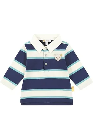 Steiff Jungen Poloshirt gestreift Wolfs Land
