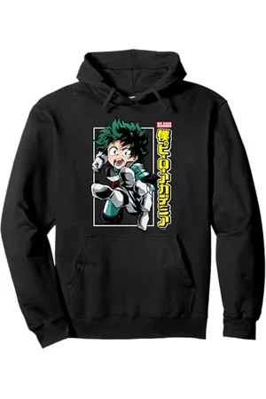 My Hero Academia Deku Posieren mit Logo Pullover Hoodie