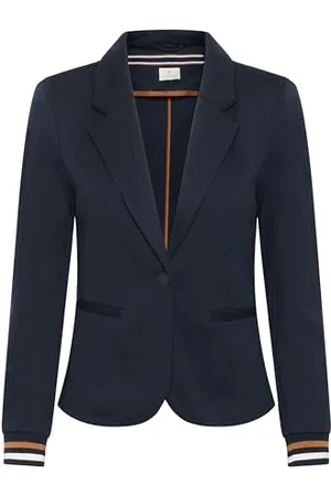 Kaffe Blazer Kinnie Damen Blazer Business Langarm Jacke Spotlich Elegant XS