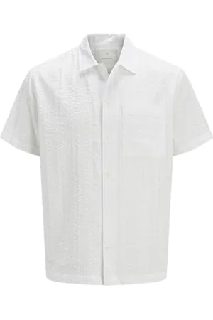JACK & JONES Jprcceaston Seersucker S/S Shirt