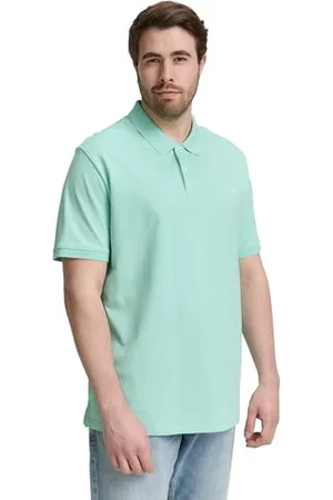 TOM TAILOR Herren 1044827 Plussize Piqué Poloshirt, 37105-Bright Mint Green, XXL Größen