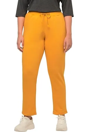 Ulla Popken Damen Sweathose, kuschelweiche Innenseite, Elastikbund Hose, , 46-48