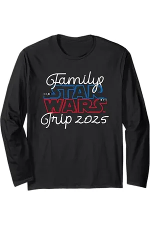 STAR WARS Family Trip 2025 Lightsaber Logo Langarmshirt
