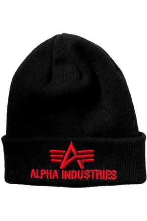 Alpha Industries Herren 3D Strickmütze aus Acryl Beanie-Mütze, , Talla Única