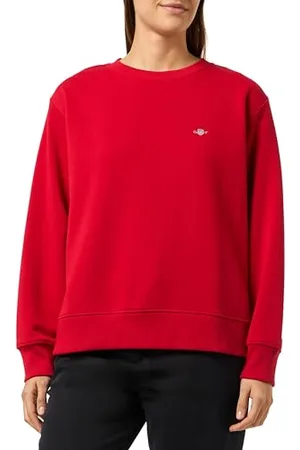 GANT Damen Shield C-Neck Sweat Sweatshirt, , M