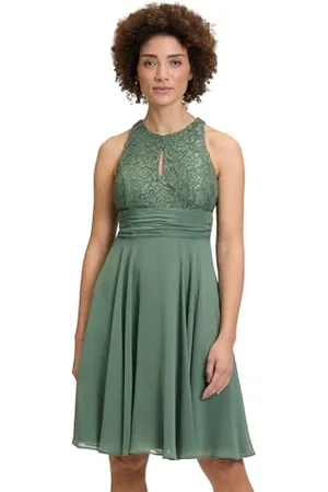 Vera Mont Damen Abendkleid mit Spitze ,36
