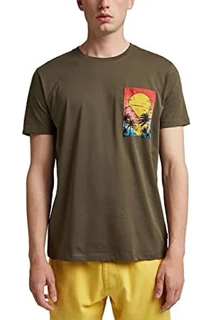 ESPRIT Herren 061CC2K303 T-Shirt, , XS