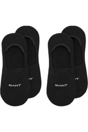 GANT Herren Invisible 2-Pack Socken, Black, Standard