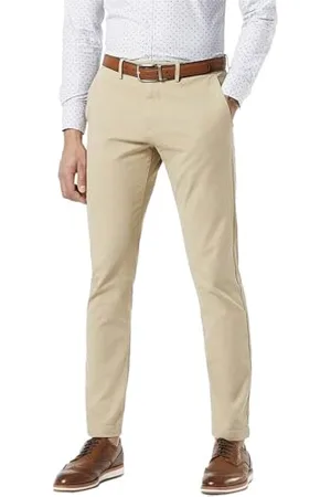 Dockers Herren Smart 360 Flex Chino Slim Hose, Khaki, 31W / 32L