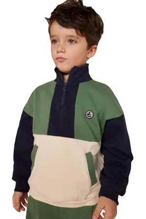 Petit Bateau A0B9O Langarm-Sweatshirt Mit Reißverschlusskragen Jungen 12 Jahre