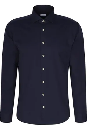 Seidensticker Herren Casual Hemd - Regular Fit - Bügelleicht - Kent-Kragen - Langarm - 100% Baumwolle