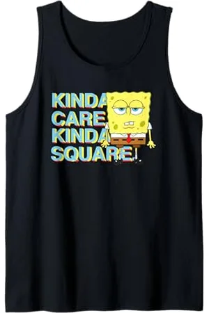 Spongebob Sponge Bob - Schwammkopf Kinda Care Kinda Square Tank Top