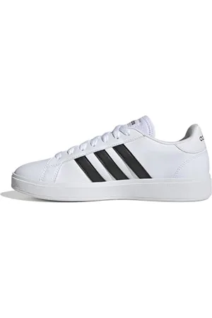 adidas Damen Grand TD Lifestyle Court Casual Shoes Schuhe, Cloud White/Core Black/Cloud White, 40 EU