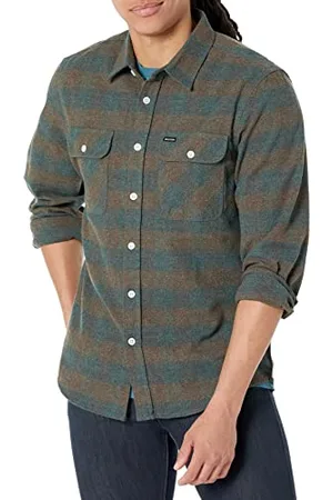 Brixton Herren Bowery Hemd mit Button-Down-Kragen, , XL