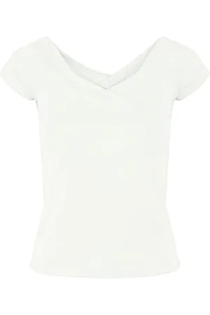 Pieces® Damen Pcmaliva Off Shoulder V-Neck Top Noos T Shirt, , M EU