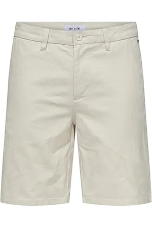 Only & Sons Herren ONSMARK 0011 Cotton Linen Shorts NOOS Chinoshorts, , L
