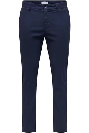 Only & Sons Herren ONSMARK PETE Slim Dobby 0058 Pant NOOS Chinohose, , 33 W/30 L