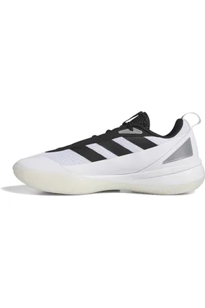 adidas Unisex Front Court Shoes Basketball-Schuhe, Cloud White/core Black/Cloud White, 45 1/3 EU