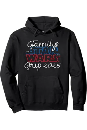 STAR WARS Family Trip 2025 Lightsaber Logo Pullover Hoodie