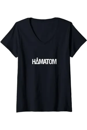 Hämatom Damen T-Shirt mit V-Ausschnitt