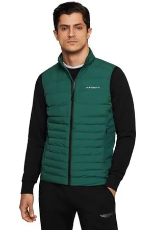Hackett Herren Essential Polojacke, Grün (Grün), L