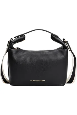 Tommy Hilfiger Damen Crossbody Bag Tasche Logotape Crossover mit Reißverschluss, Schwarz (Black), Einheitsgröße