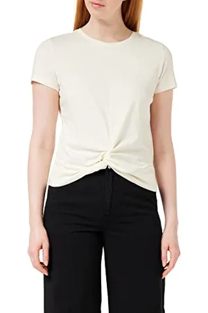 Mustang Damen Style Alexia C Knot T-Shirt Westlich, , XS