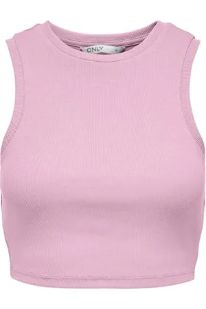 ONLY Onlvilma S/L Cropped Tank Top JRS Noos